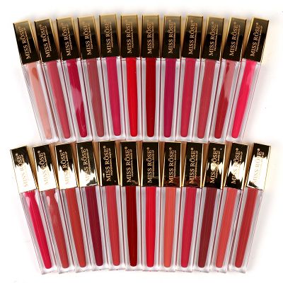 Miss Rose Red Women Lip Gloss Collection Set (24pcs)